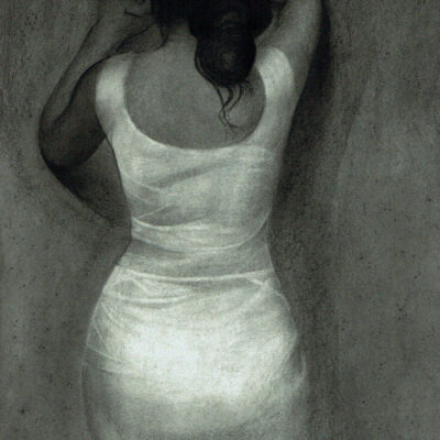 to-the-wall-3-charcoal-on-paper-41x31-cm-2022