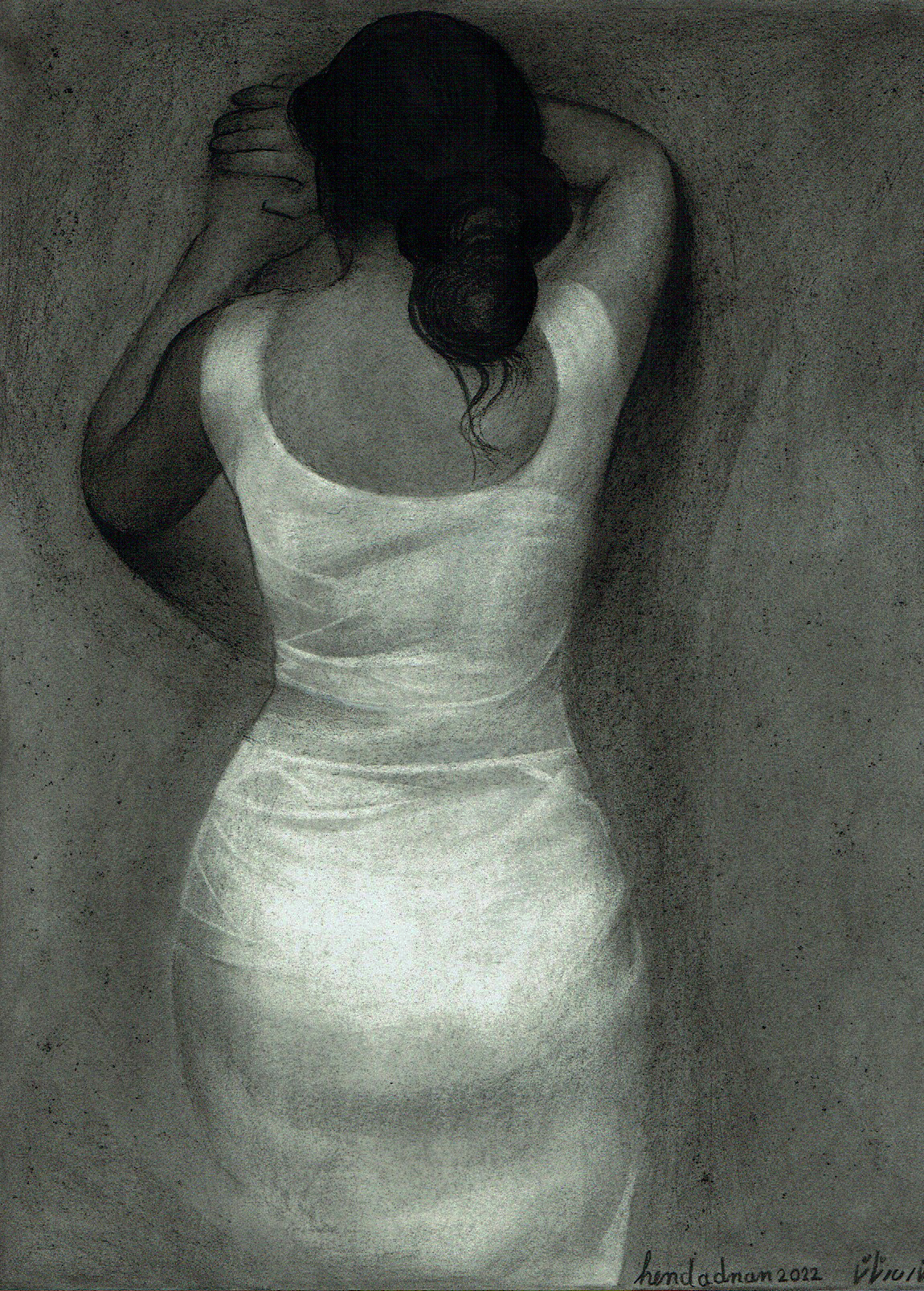 to-the-wall-3-charcoal-on-paper-41x31-cm-2022